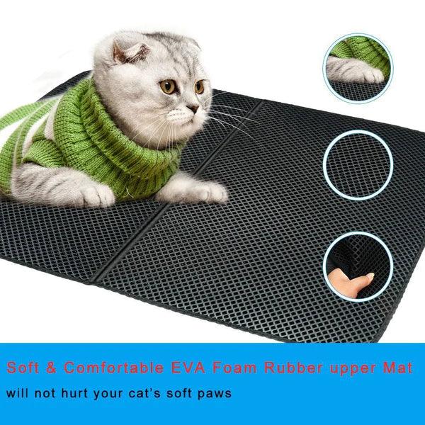 Double Layer Cat Litter Mat Waterproof