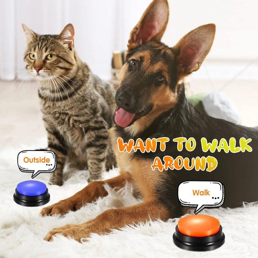 PetSpeak Harmony: Voice Recording Training Buttons for Canine Communication and Intelligent Play