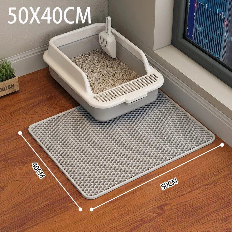 Double Layer Cat Litter Mat Waterproof