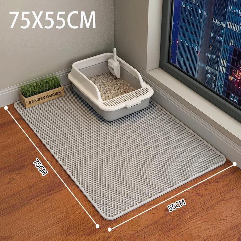 Double Layer Cat Litter Mat Waterproof