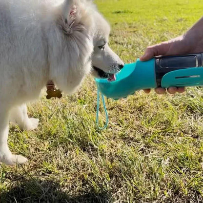 Multifunctional Cat & Dog Water Bottle  4 In 1